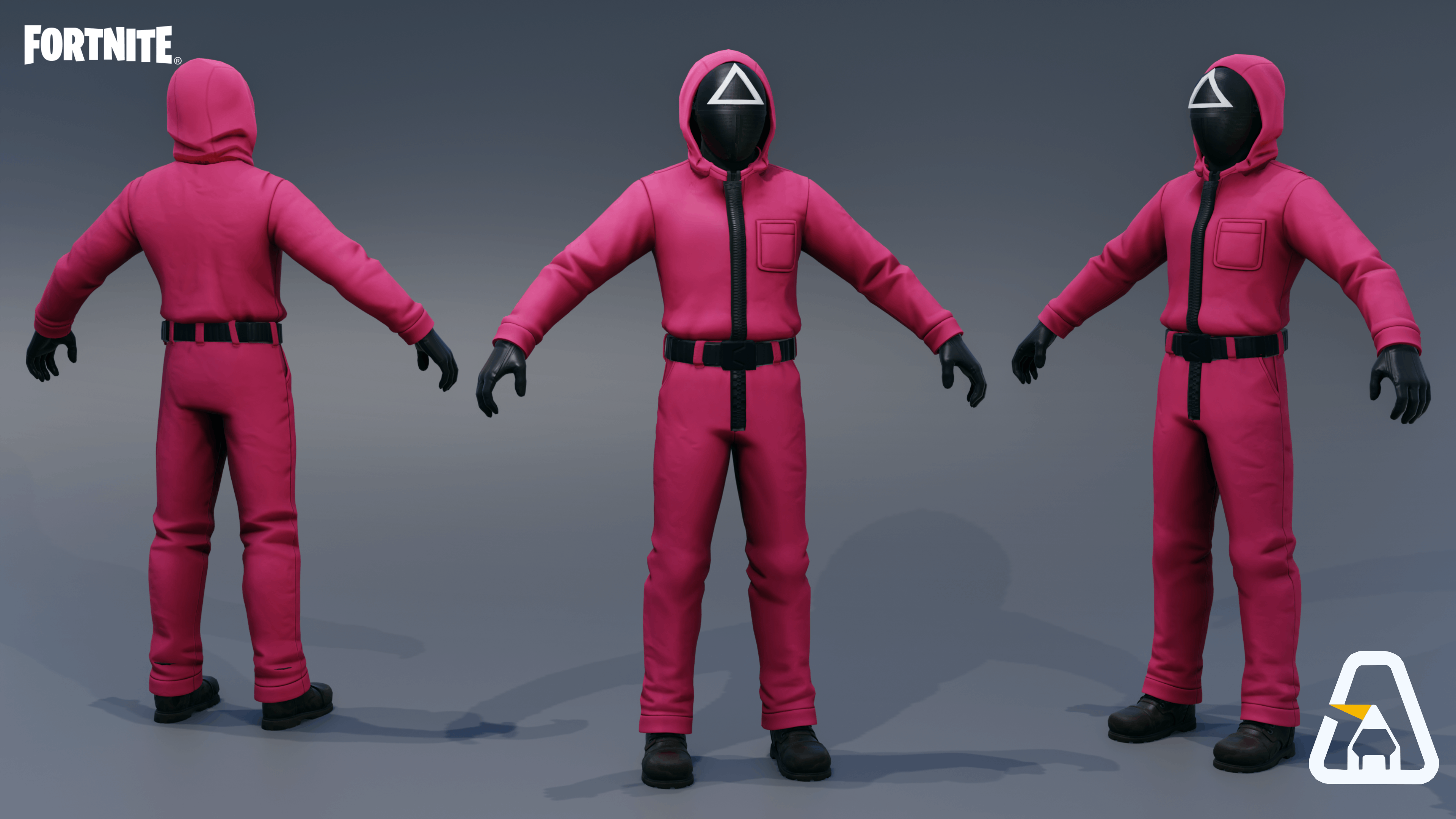 Squid Game 3D Fortnite Character Model